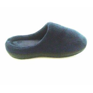 Mens Memory Foam  Slippers Slide Scuffs Navy Blue Size Small Shoe 6.5 - 7.5